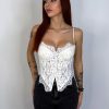 Corset in Pizzo con Orlo Sagomato (5)